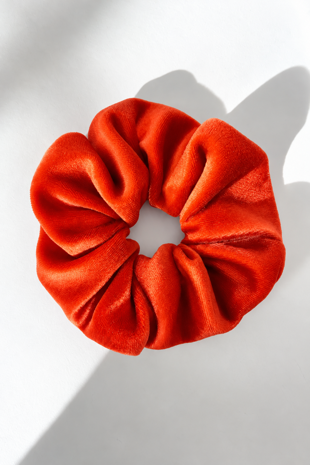Scrunchie Elastic de Par Handmade Catifea Velveto - Portocaliu