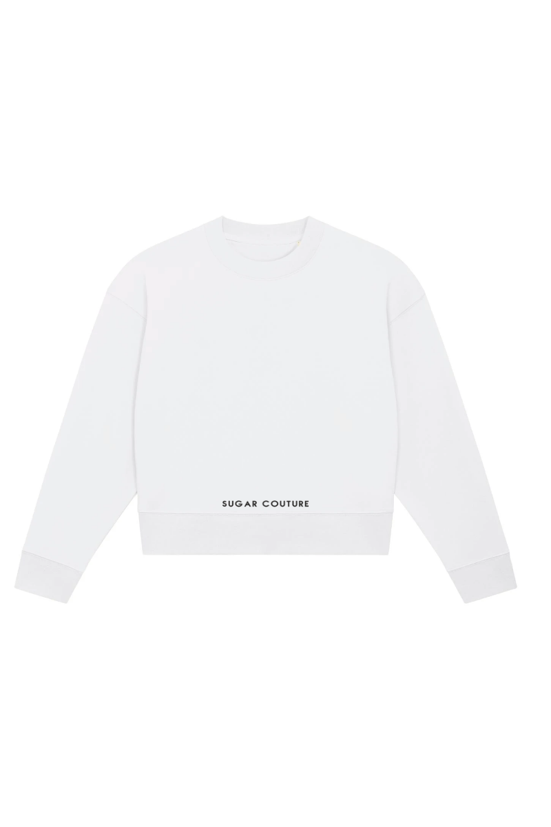 Bluza Cream Ivy din bumbac organic Sugar Couture