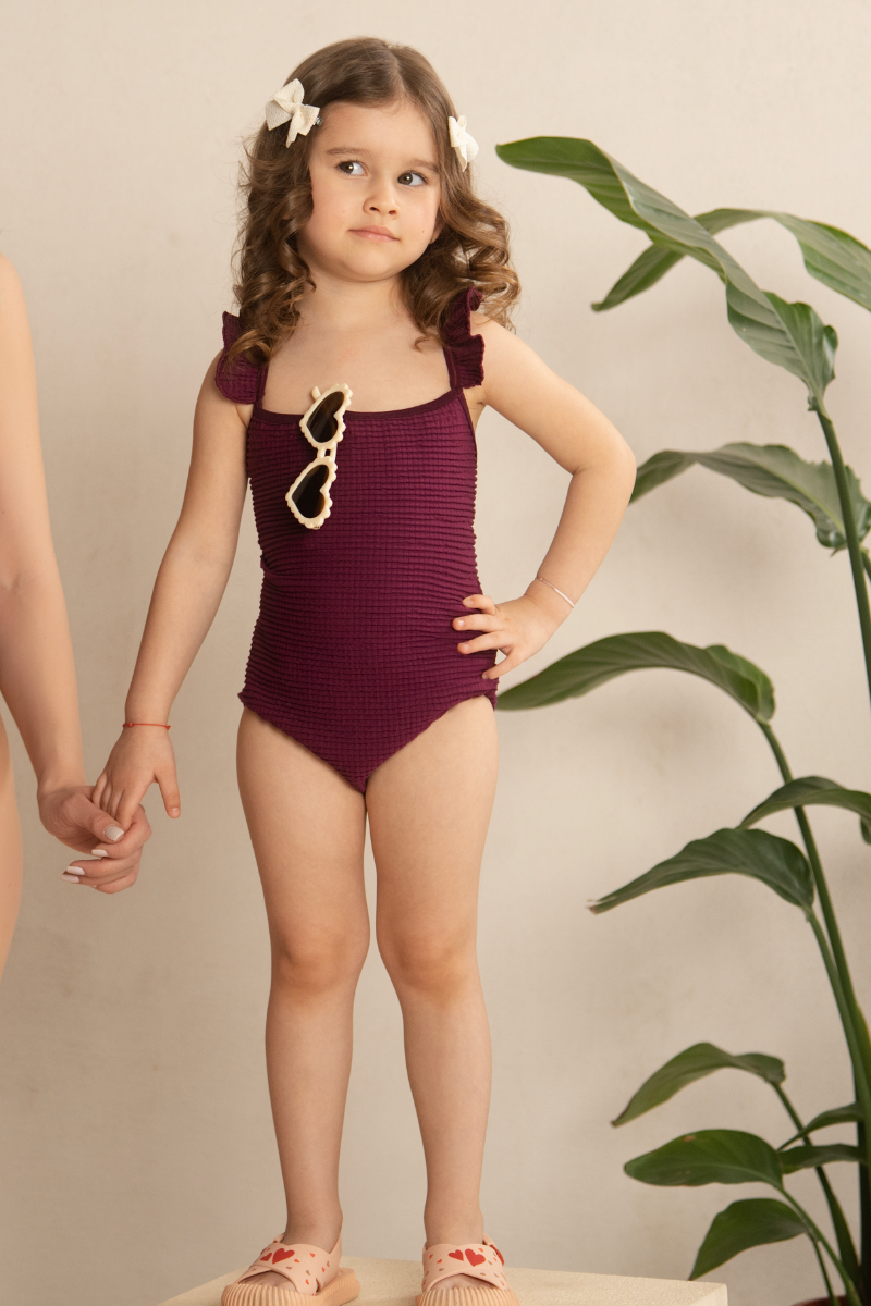 Costum de Baie Copil – Crinkle Ruffles