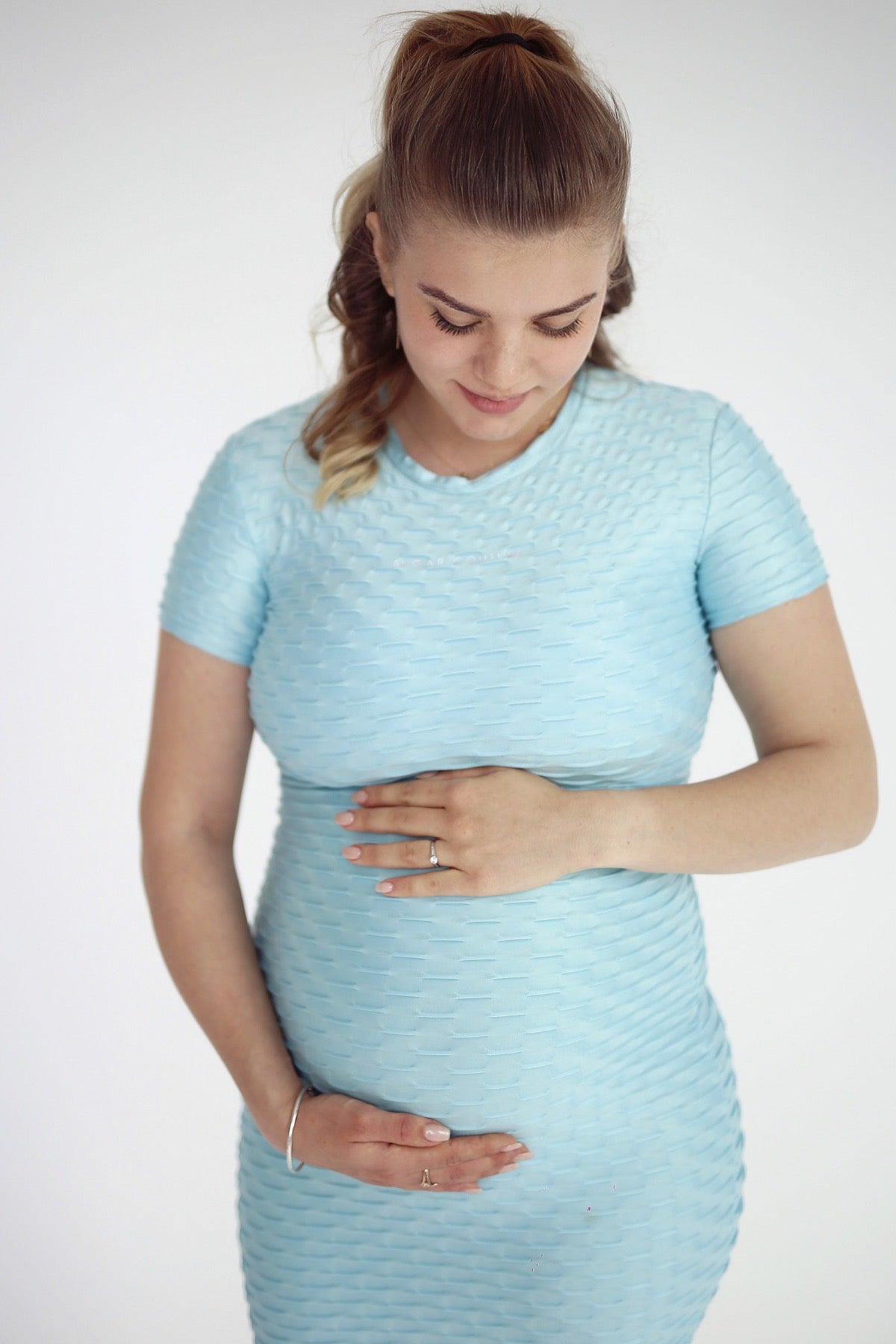Rochie ultra elastica pentru gravide mommy to be Sugar Couture Made in Brazil