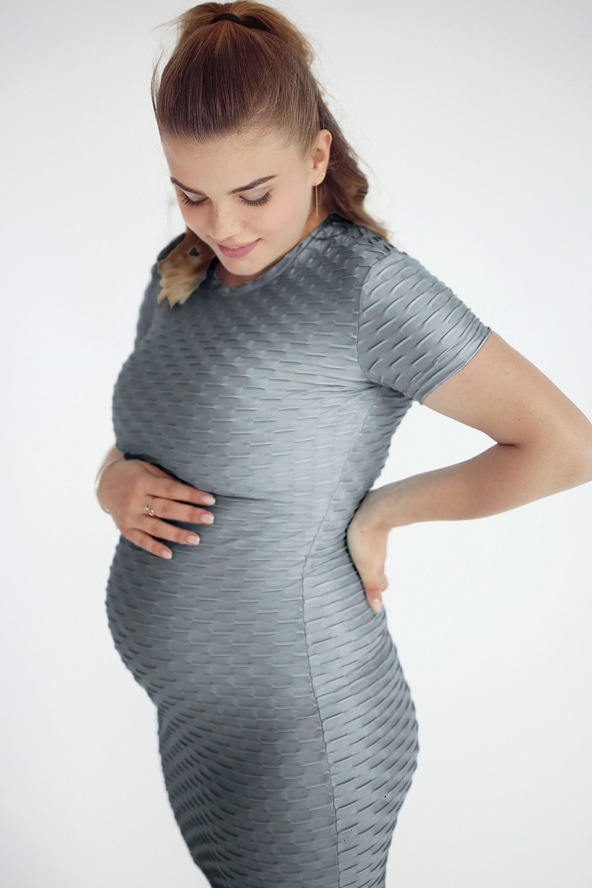 Rochie ultra elastica pentru gravide mommy to be Sugar Couture Made in Brazil