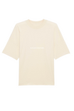 Tricou neutral oversized unisex din bumbac organic "Statement" Sugar Couture