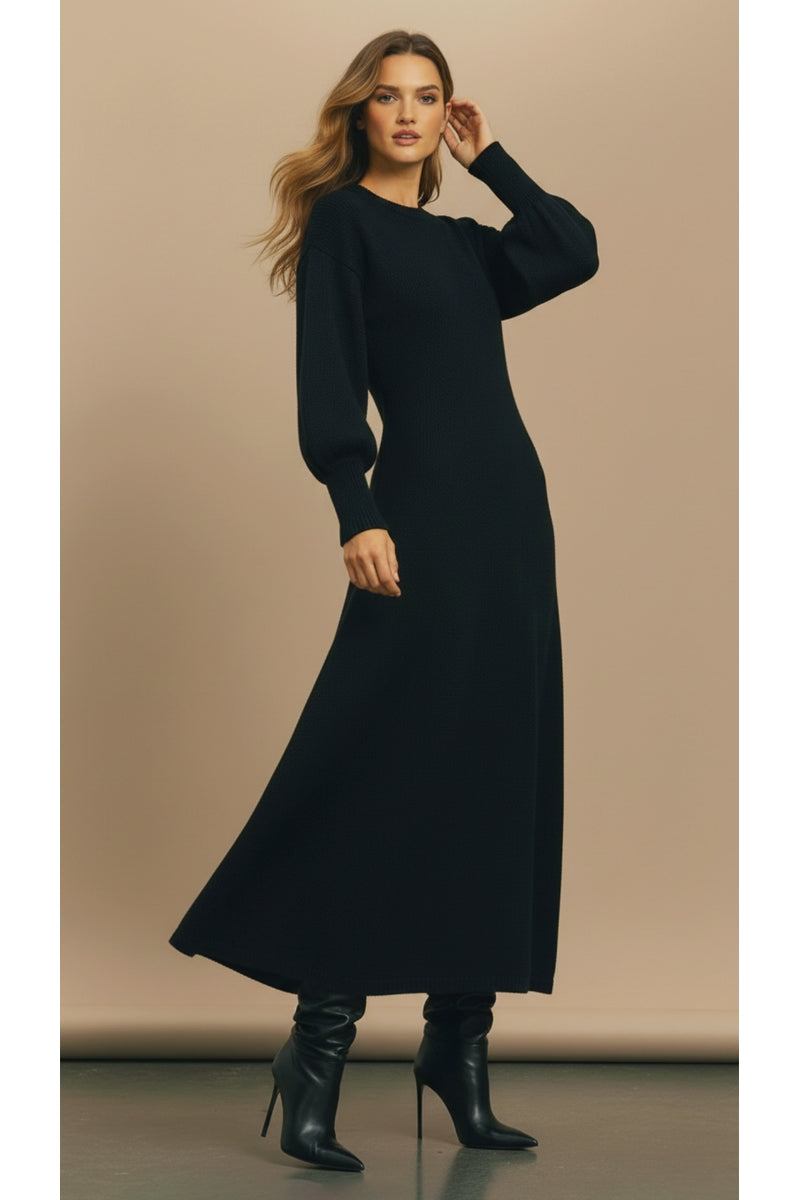 Rochie din Lana Maxi croiala A-line "Grace"