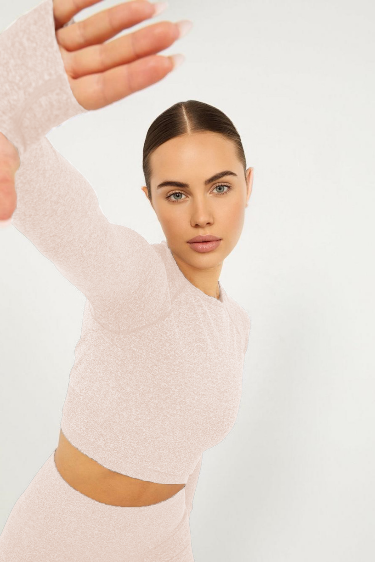 Set compleu seamless nude bej Sugar Couture