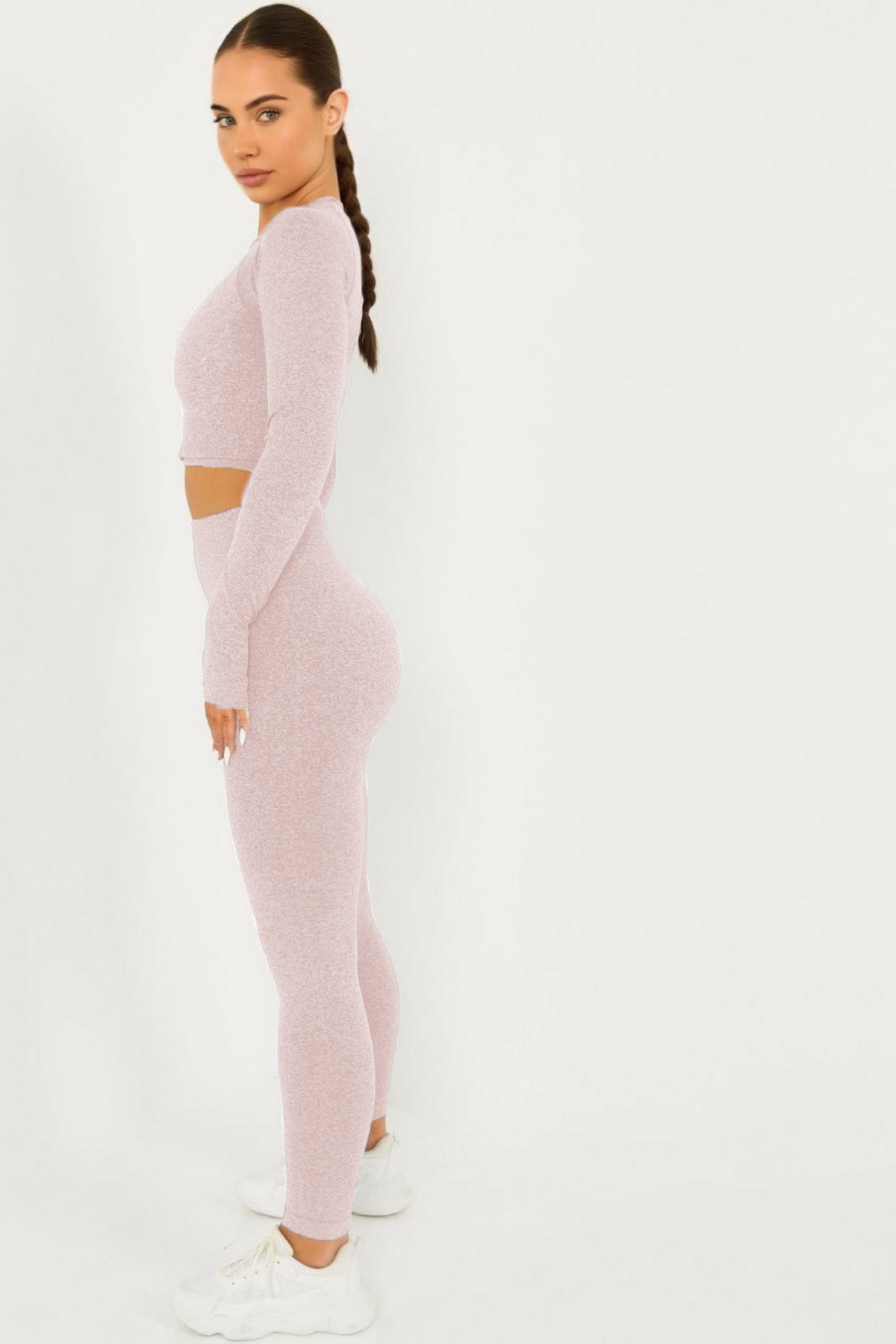 Set compleu seamless nude bej Sugar Couture