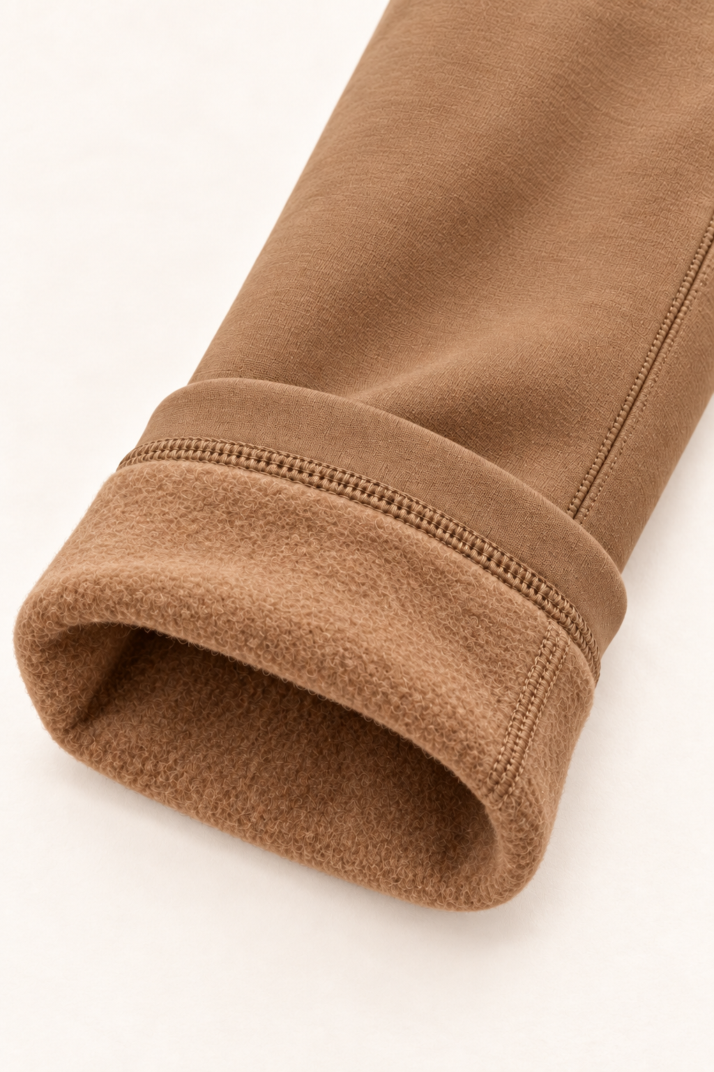 Colanti termici flausati din bumbac cu talie inalta "Michaela"  Sugar Couture - Beige