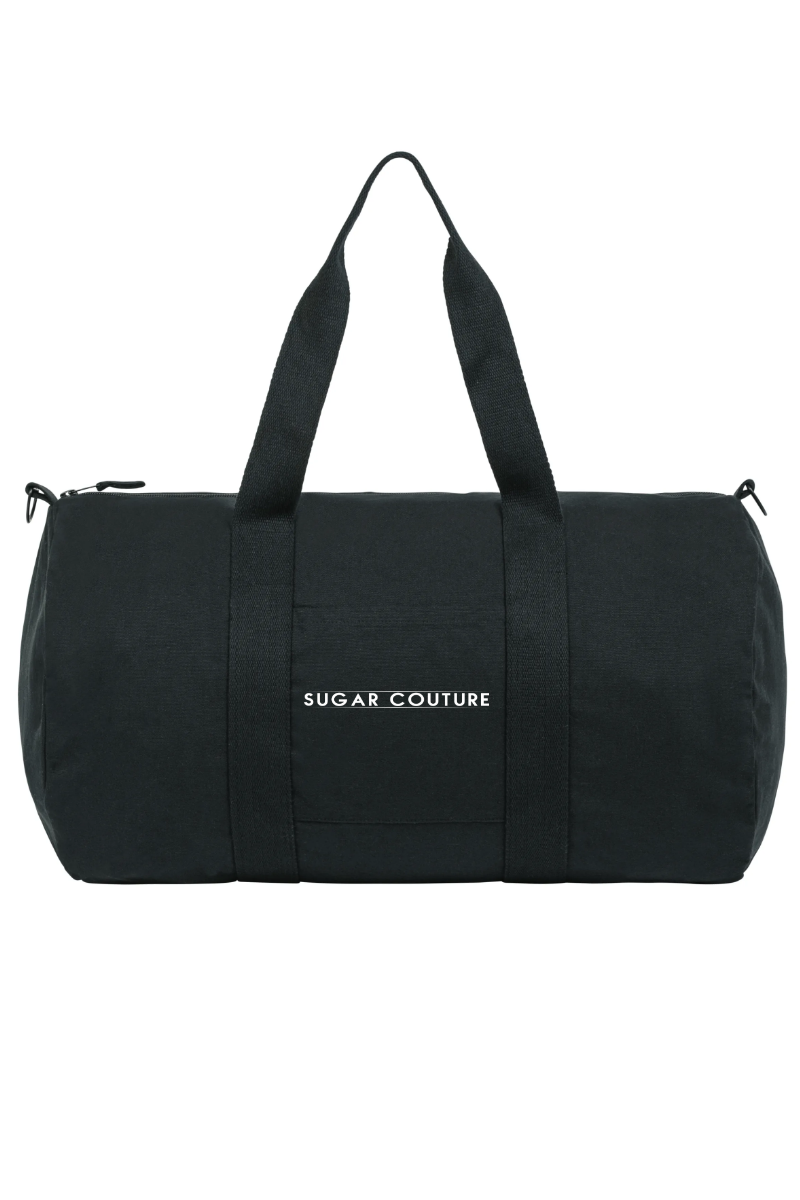 Geanta neagra sport cu bareta detasabila "The Perfect Gym Bag" Sugar Couture